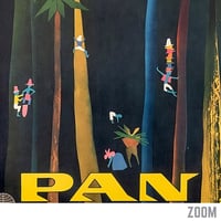 Image 3 of Pan Am - Caribbean | Aaron Fine | Vintage Poster | Wall Art Print