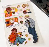 Image 1 of [PREORDER] 5x7" Andreil Clear Sticker Sheet