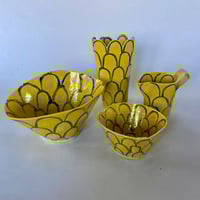 Image 1 of HALF PRICE SALE Yellow and gold scale pattern 
