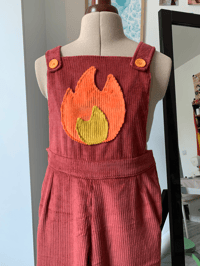 Salopette flamme