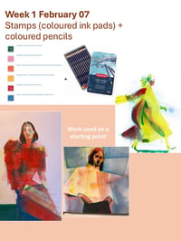 Image 2 of MIXED MEDIA - 4 week online drawing course 