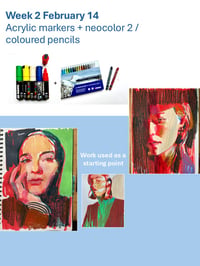 Image 3 of MIXED MEDIA - 4 week online drawing course 
