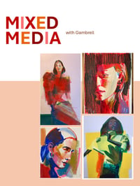 Image 1 of MIXED MEDIA - 4 week online drawing course 