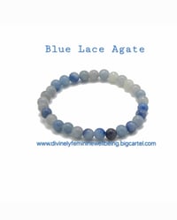Blue Lace Agate Bracelet - Independence
