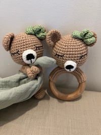 Image 1 of Crochet Bear Comfort Set