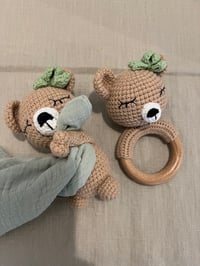 Image 3 of Crochet Bear Comfort Set