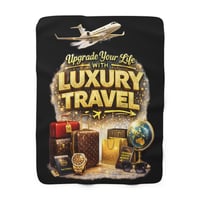 Image 1 of Upgrade Your Life Cozy Fleece Sherpa Throw