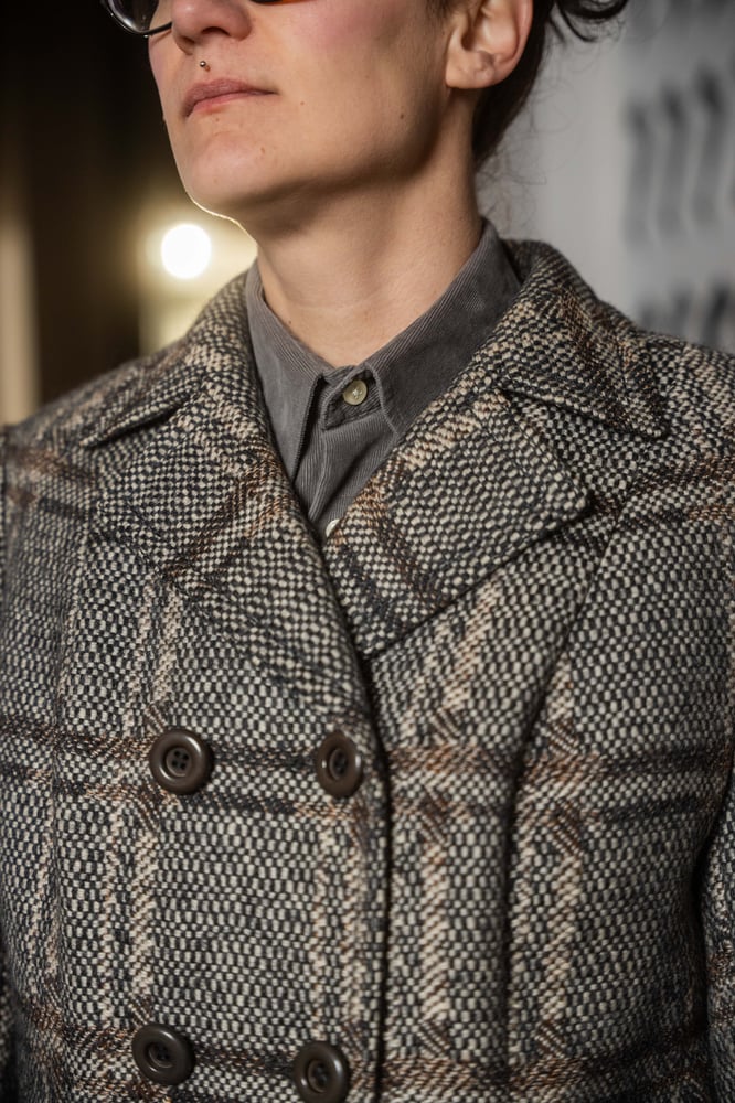 Image of Cappottino medio peso grey