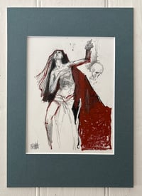 Image 1 of Matted sketch 4 and free copy of MUSE IV