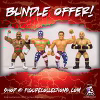 Image 1 of EARLY BIRD BUNDLE PREORDER OFFER COMPLETE SET WRESTLE-SOMETHING WRESTLERS SERIES 5 BY FC TOYS