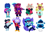 Image 1 of Deltarune Stickers
