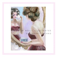 Image 1 of ART PRINT:  PERFECTLY POUFFED