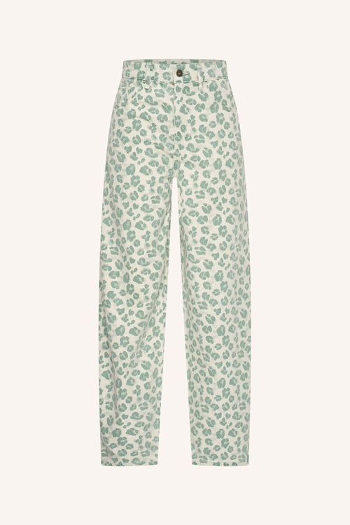 Image of 2-Pantalón Lew Green Cheetah Pants