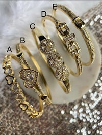 Image 2 of Zirconia bangle bracelet 
