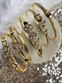 Image 3 of Zirconia bangle bracelet 