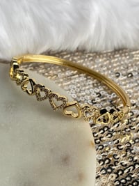 Image 4 of Zirconia bangle bracelet 