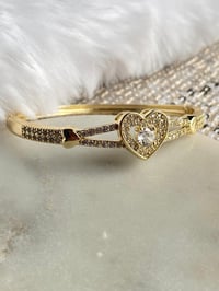 Image 5 of Zirconia bangle bracelet 