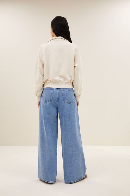 Image of 1-Sudadera cecile sweater | chalk