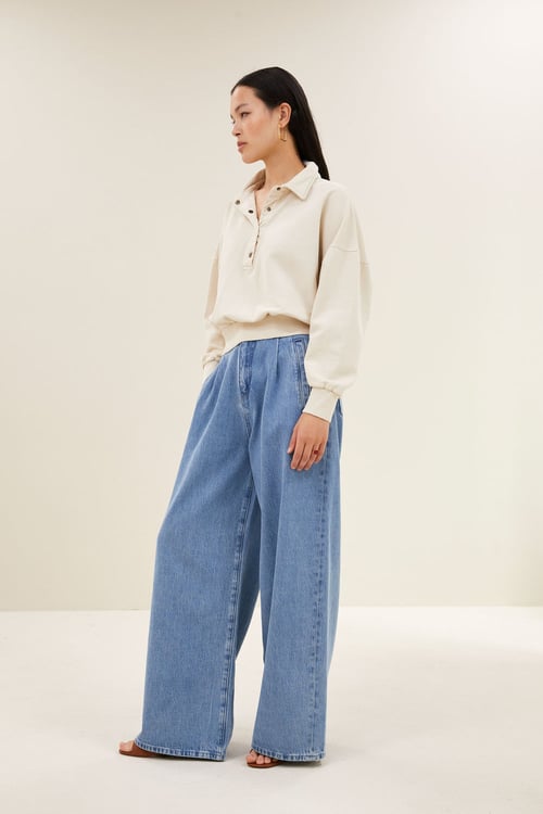 Image of 1-Sudadera cecile sweater | chalk