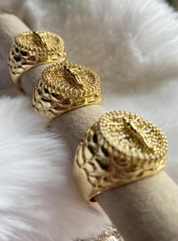 Image 2 of Men crucifix Nugget ring