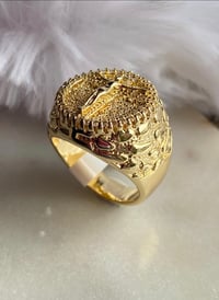 Image 4 of Men crucifix Nugget ring