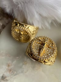 Image 6 of Men crucifix Nugget ring