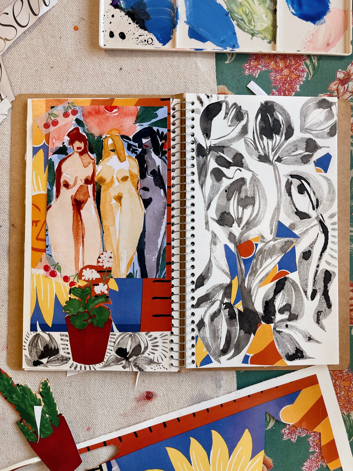 Image of 1/29 Reflect & Reset Junk Journal Workshop @ The Juice House (Amesbury, MA)