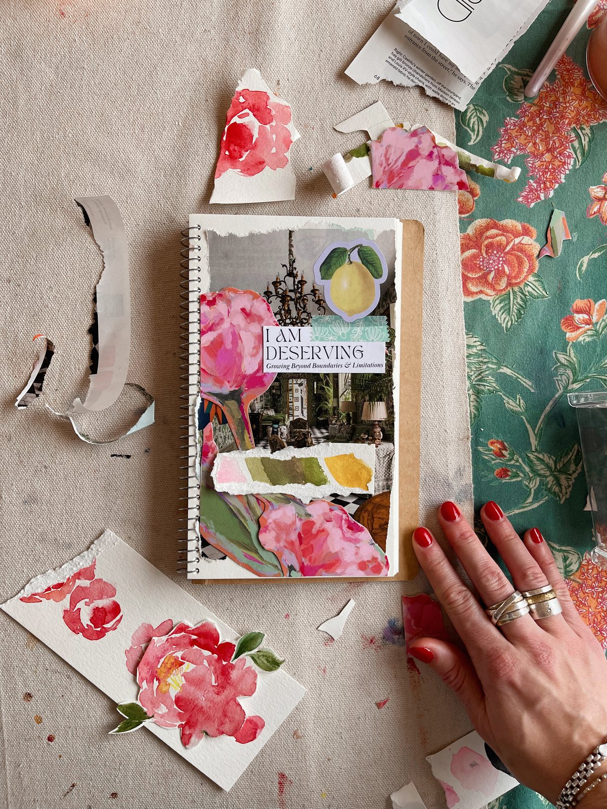 Image of 1/28 Reflect & Reset Junk Journal Workshop @ Flamingos (Exeter, NH)