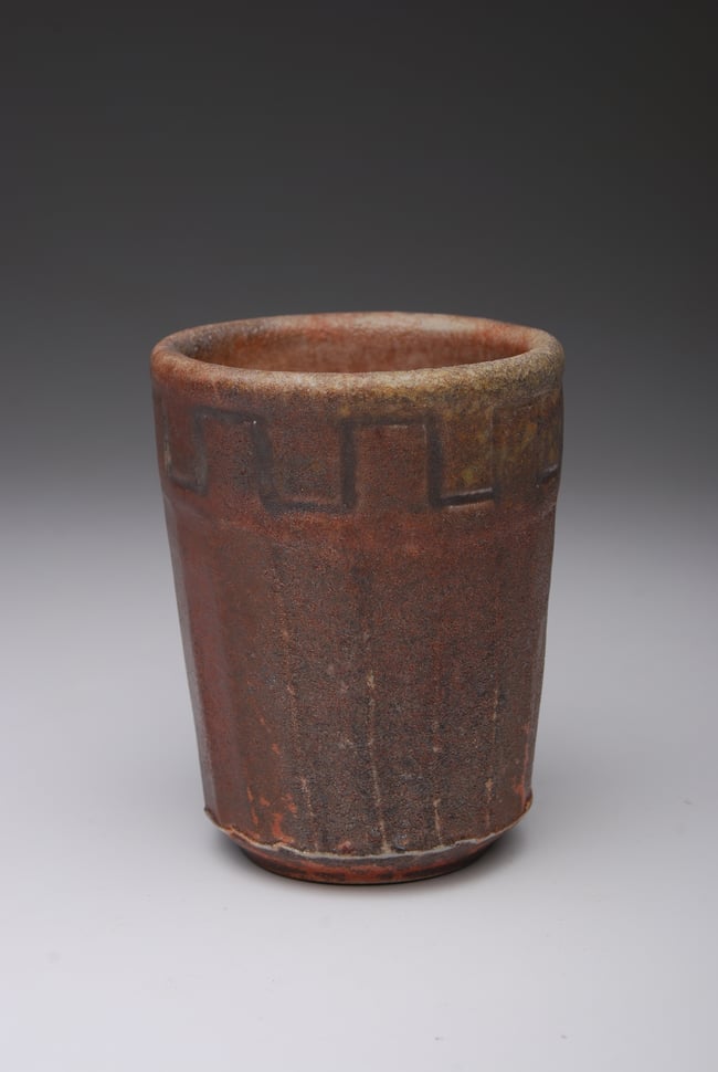 Purple & Orange Medicine Cup