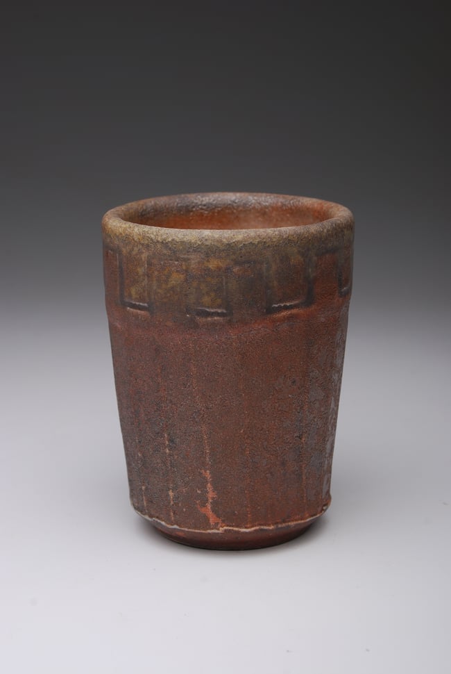 Purple & Orange Medicine Cup