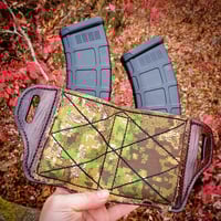 Image 4 of Pencott Green Zone camo and Woodgrain AK/AR 2x Mag Carrier