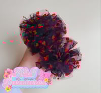 Image 1 of Black Mesh Hearts(Multiplie options)