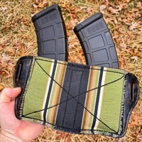 Image 1 of Urban Camo and Grassland stripes AK/AR 2x Mag Carrier 