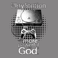 Image 3 of PLAYSTATION "MORE POWERFUL THAN GOD" LONGSLEEVE