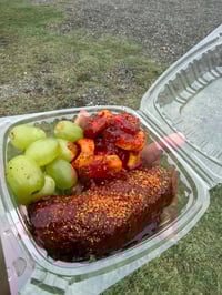 Grapes + Candy SOUR Pickle + Peach Ring Tray