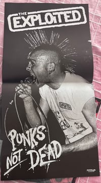 Image 3 of the EXPLOITED - "Punk's Not Dead" LP + Poster