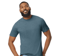 Image 8 of Custom Front Print Only Soft Durable Cotton Tee / 500