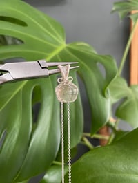 Image 2 of Silver Garden Quartz Pentagon Crystal Necklace