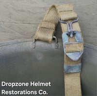 Image 10 of  WWII United States Coast Guard USCG Helmet. M-1 Fixed bale Type Helmet. 