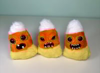 Image 1 of Weighted Minky Candy Corn