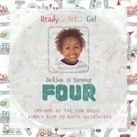 Image 5 of Digital Invitations - Boys