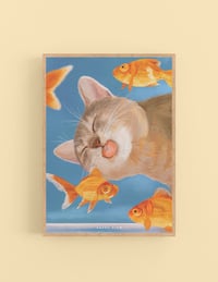 Image 2 of Temptation in Gold, A3