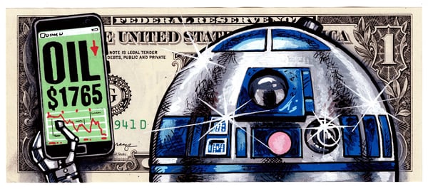 Image of Real Dollar Original. Droid Debt.