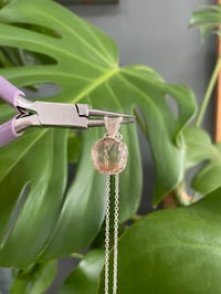 Image 3 of Silver Garden Quartz Pentagon  Crystal Necklace
