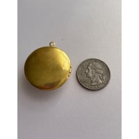 Image 2 of Forget-Me-Not Locket | Memorial, Mourning | Add a Photo of a Loved One