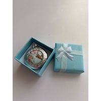 Image 3 of Swallow Photo Locket | Memorial Jewelry | Add a Photo of a Loved One