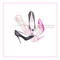 FASHION ILLUSTRATION ART PRINT:  GOODYGOODY TWO SHOES