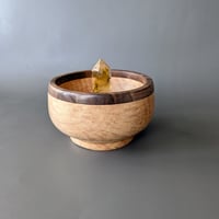 Image 1 of Hardwood Bowl - Maple with Walnut Lip