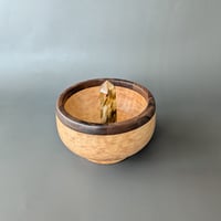 Image 2 of Hardwood Bowl - Maple with Walnut Lip