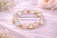 Image 2 of Blush & Gold Harmony Bracelet